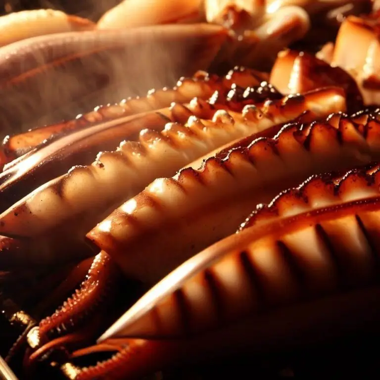 Tentacule de Calamar la Grătar - O Delicăță Culinara Inedită